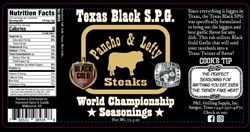 Pancho & Lefty Texas Black S.P.G. Rub, 12.3oz