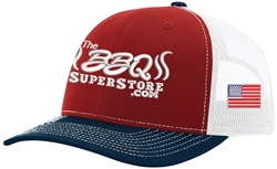 TheBBQSuperStore.com Red/White/Blue Hat
