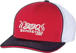 TheBBQSuperStore.com Red/White/Blue Hat (Fitted)