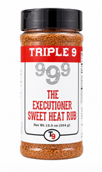 Triple 9 Executioner "Sweet Heat BBQ Rub", 12.5oz