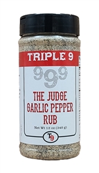 T9 Judge "Garlic Pepper BBQ Rub", 12oz