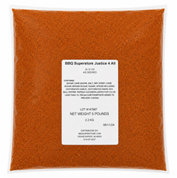Triple 9 Justice For All "All Purpose Rub", 5lb