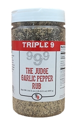 T9 Judge "Garlic Pepper BBQ Rub", 24.5oz