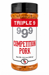 Triple 9 Competition Pork Rub, 13.5oz