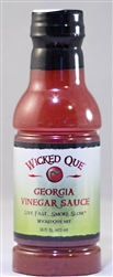 Wicked Que Georgia Vinegar Sauce, 18oz