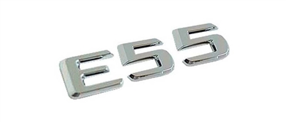 E55 CHROME TRUNK EMBLEM LOGO 00-06 W211 W210