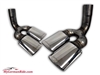 G63 AMG Style Chrome Muffler Tips 2 Pcs Set 00-23 W463 G500/G55/G550/G63