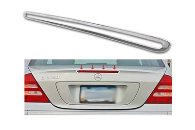 C-Class Trunk 3rd Brake Light Chrome Trim W203 2001-2007 C230 C240 C320 C55