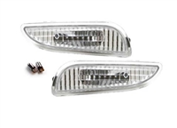 CLK Bumper CLear Corner Lights Pair 03-09 W209  CLK320, CLK350, CLK500, CLK55, CLK63