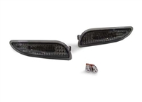 CLK Bumper Smoke Corner Lights Pair 03-09 W209 CLK320, CLK350, CLK500, CLK55, CLK63