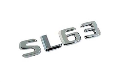 SL63 Chrome Trunk Emblem Logo 03-14 R230