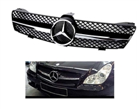 CLS 1 Fin Grille Black W/Chrome Star 06-08 W219 CLS500/CLS600/CLS55/CLS63/CLS550