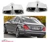 S-Class S63 Muffler Tips W221 2007-2013 S550 S600 S63 (Must Have S63 Diffuser)