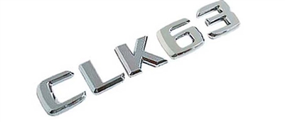 CLK63 CHROME TRUNK EMBLEM LOGO 07-14 W209