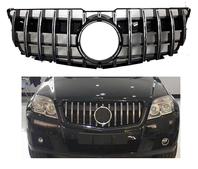 GLK GT Panamericana Style Black-Chrome Grille X204 2008-2012 GLK250 GLK350 GLK300