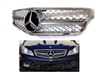 C-Class AMG Style Chrome Grille 1 Fin 08-14 W204 C300/C350/C250 (Will Not Fit On C63)