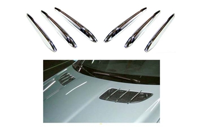 SLK Chrome Hood Vent Molding Set 12-15 R172 SLK350/SLK300/SLK280