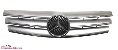 SL Silver-Chrome Grille R129 1990-2002 SL500 SL600