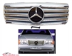 S-Class Sedan Silver-Chrome Grille 92-99 W140 Sel/S420/S500/S600