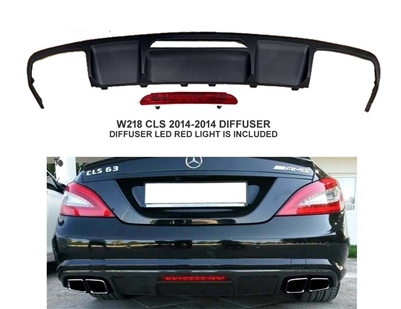 CLS63 AMG Diffuser Black + Led Light  W218 2014-2016 CLS550 CLS600 CLS63