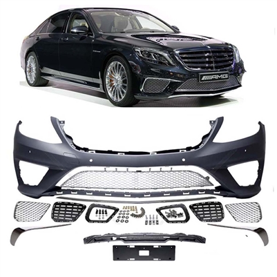 S-Class 2014-2017 S63 Front Bumpers Kit W222 S550 S600 S63 S400 S350
