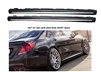 S63 Side Skirts AMG For All Sedn Models W222 2014-2020 S550 S63 S560 S350