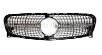 GLA Silver Diamond Grille X156 2014 2015 2017 GLA250 GLA300 GLA350 GLA45