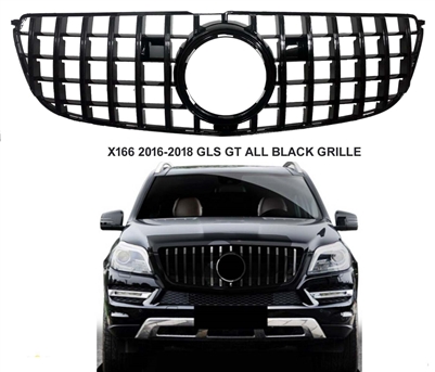 ML GT Panamericana Grille All Black W166 2012-2015 ML350 ML550