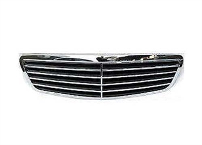 S430/S500/S600 Grille Factory Style Chrome/Black 00-02 W220