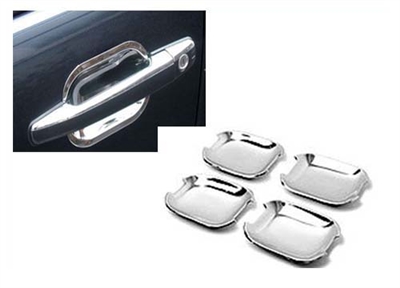 E-Class Chrome Door Handle Shells 4 Pcs 96-02 W210 E320/E500/E55/E420