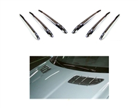 SLK Chrome Hood Vent Molding Set 05-11 R171 SLK350/SLK300/SLK280