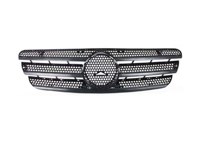 ML Factory Style Black Grille 98-05 W163