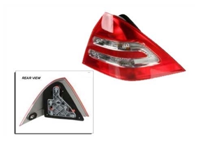 C-Class Sedan Factory Replacement Tail Light Without Board (Passenger Side) 01-04 W203 C230/C320/C350/C240/C55