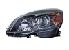 C-Class Sedan Black Halogen Headlight Assembly (Driver Side) 08-11 W204 C300/C350/C250/C63 (Without Hid Xenon)