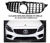 C-Class GT All Black Grille W205 2015-2017 C250 C200 C300 C350 (With Camera Hole)