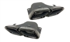 C63 Black Muffler Tips W205 2015-2018 C63 C300 C250 C350 (Will Required C63 Diffuser)