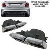 C63 Chrome-Black Muffler Tips W205 2015-2018 C63 C300 C250 C350 (Will Required C63 Diffuser)