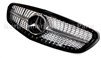 C-Class Luxury Only Black-Chrome Diamond Grille W205 E350 E550  E300 E250