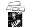 Door Power Switch Matte Chrome Trims Set