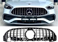 C-Class GT GT-R Chrome Black Grille W206 2021 2022 2023 2024