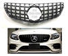 E-Class Coupe GT Style Black-Chrome Grille W207 2014-2016