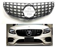 E-Class Coupe GT Style Black-Chrome Grille W207 2014-2016