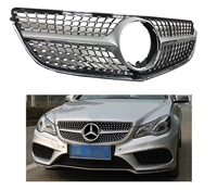 E-Class Coupe Silver Diamond Style Grille W207 2014 2015 2016 E550 E350 E63