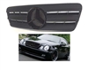 CLK Matte Black Grille W/Black Star W208 1997-2002 CLK320 CLK430 CLK55