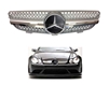 CLK Silver-Chrome Grille Assy W/Oem Black Star 03-09 W209 CLK320/CLK500/CLK350'CLK55