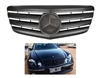 E-Class Grille AMG Style Matte Black With Black Star W211 2007 2008 2009 E550 E350 E63