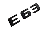 E63 GLoss Black Trunk Emblem Logo 03-14 W211/W212/W213