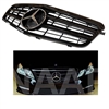 E-Class Sedan All Black Grille W/Chrome Star W212 2010-2013 E300 E350 E550 E63