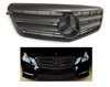 E-Class Sedan Matte Black Grille W/Black Star W212 2010-2013 E300 E350 E550 E63