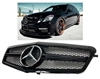 E-Class Sedan All Black Grille With Chrome Star AMG Style W212 2010-2013 E350 E550 E63